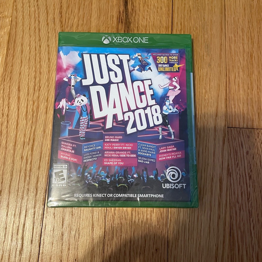 Brand new just dance 2018 for Xbox one